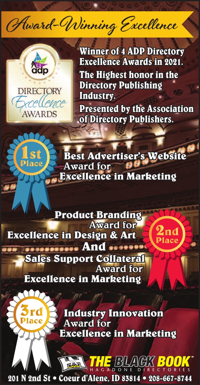 Half-Column Award-Winning Excellence Ad